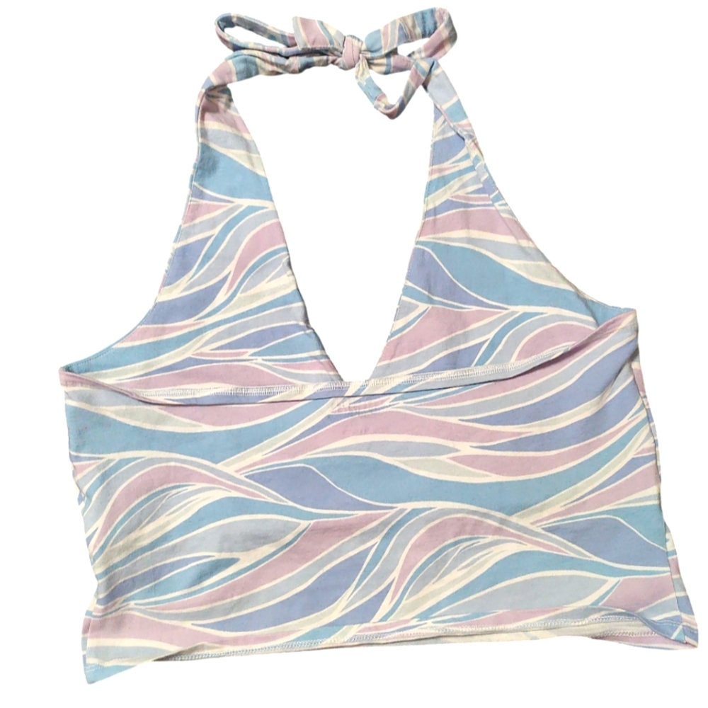 Hollister Multi Color Halter Top XXL - Picture 3 of 5